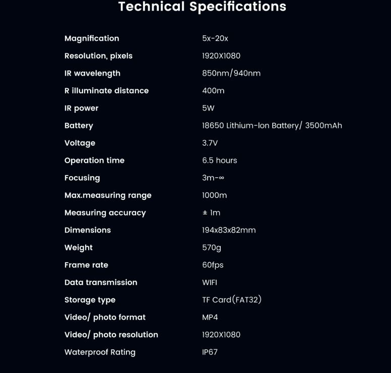 VISOR NOCTURNO FALCON  DK-1L