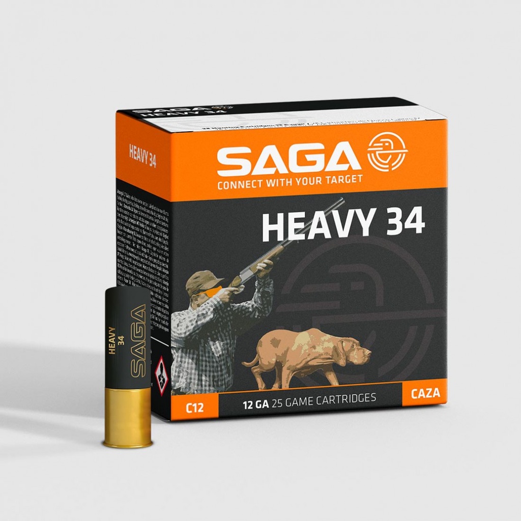 CARTUCHO SAGA HEAVY 34 CAL12