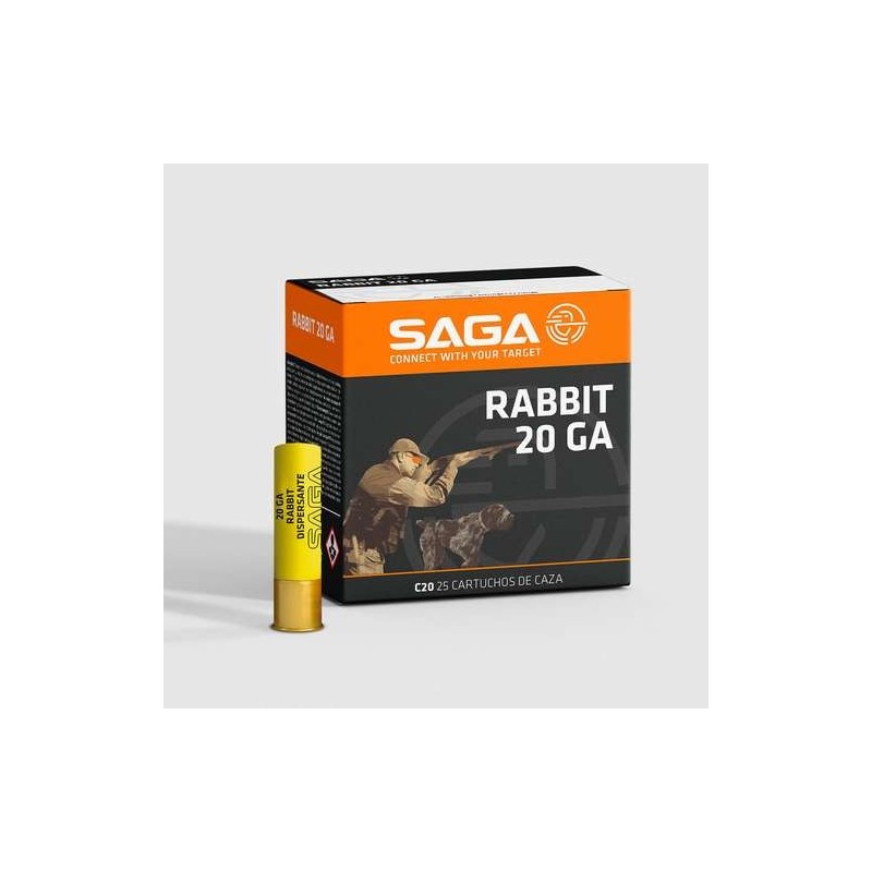 CARTUCHO SAGA RABBIT DISPERSANTE  28GR CAL.20