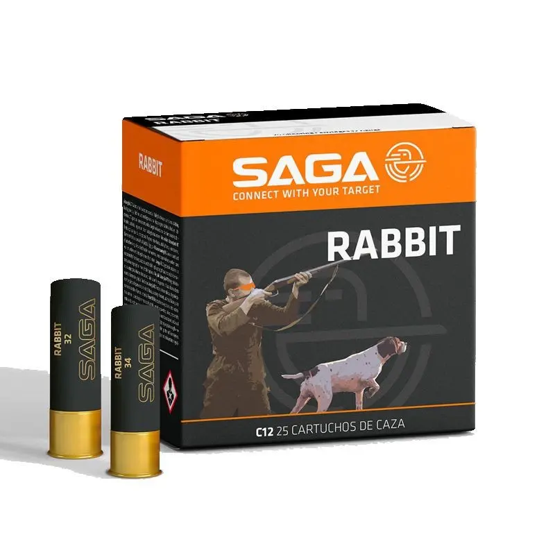 CARTUCHO SAGA RABBIT DISPERSANTE  32GR CAL 12