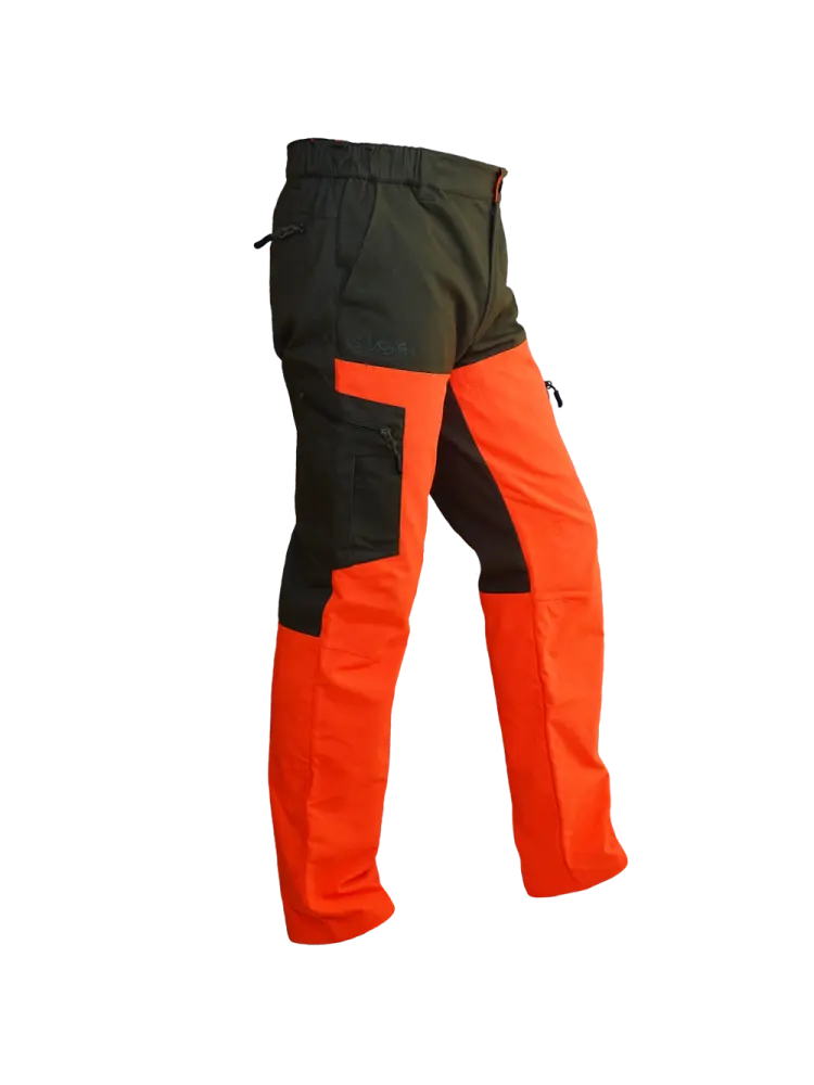 PANTALON CON PROTECCION "MOUNTAIN ORANGE" BENISPORT 