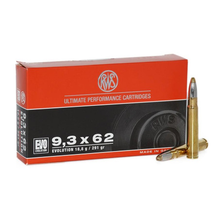 BALA RWS EVOLUTION 9,3X62 291grs
