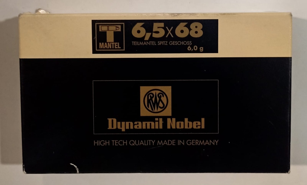 BALA RWS TM 6,5X68 93grs