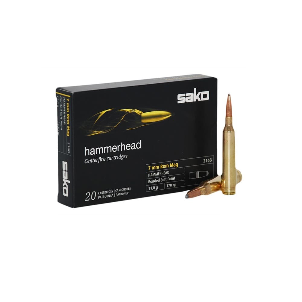 BALA SAKO HAMMERHEAD 7MM 170GR (CAJA DE 10)