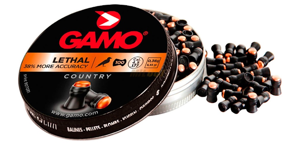 BALIN LETHAL CAL 4,5. 100 UNIDADES GAMO