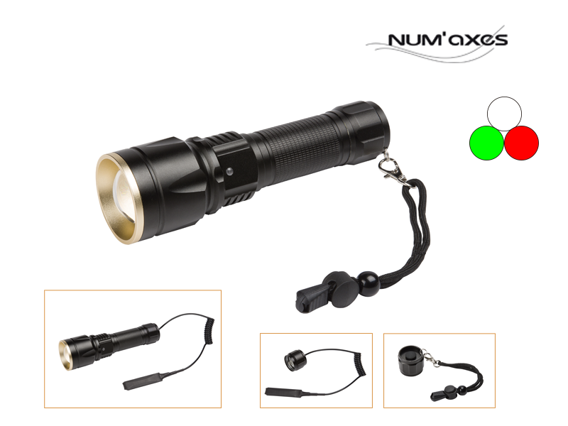 LINTERNA LED NUM´AXES MULTICOLOR 