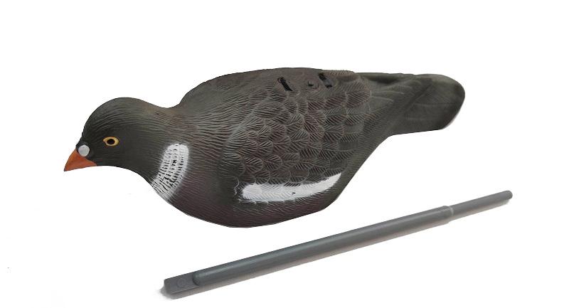 SILUETA DE PALOMA CON ESTACA
