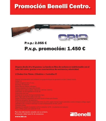 BENELLI MONTEFELTRO CENTRO CRIO 