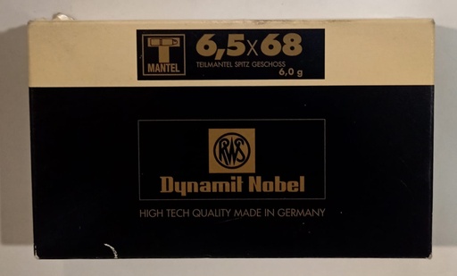 BALA RWS TM 6,5X68 93grs