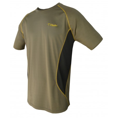 CAMISETA TECHNICAL Kaqui/Amarilla