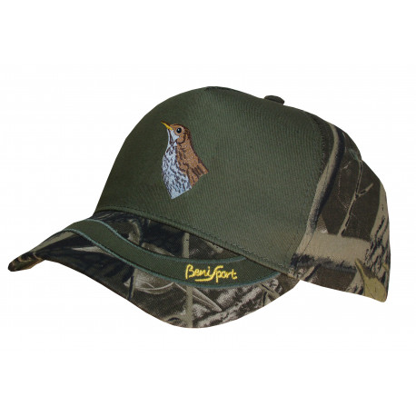 GORRA 5 PANELES BORDADO ZORZAL,CAMU BENISPORT