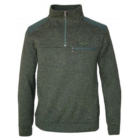 JERSEY CUELLO CON CREMALLERA VERDE BENISPORT