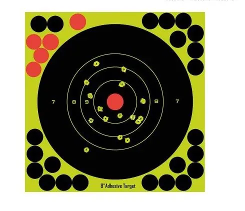 DIANAS ADHESIVAS SHOOT REACTIVE 20X20 (6 UND)