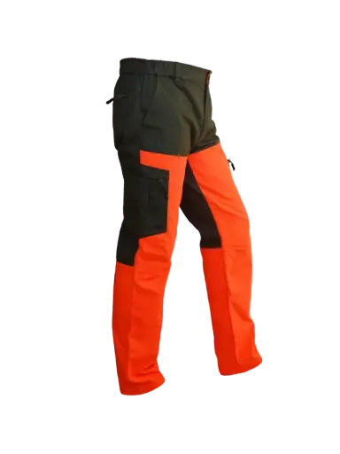 PANTALON CON PROTECCION "MOUNTAIN ORANGE" BENISPORT 604
