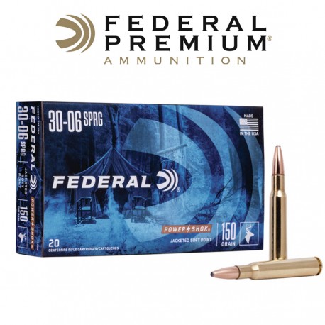 BALA FEDERAL 30-06 CLASSIC SOFT POINT 180GR