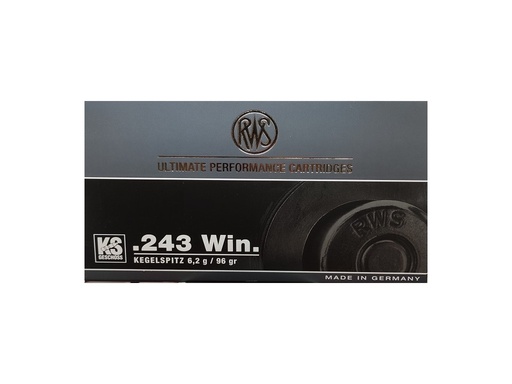 BALA RWS KS 243 WIN 96grs