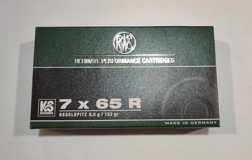 BALA RWS KS 6,5X65 R 123grs