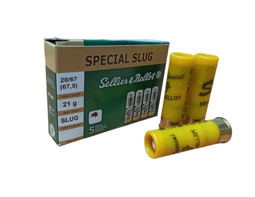 BALA SELLIER & BELLOT SLUG CAL.20 (5 UNI)
