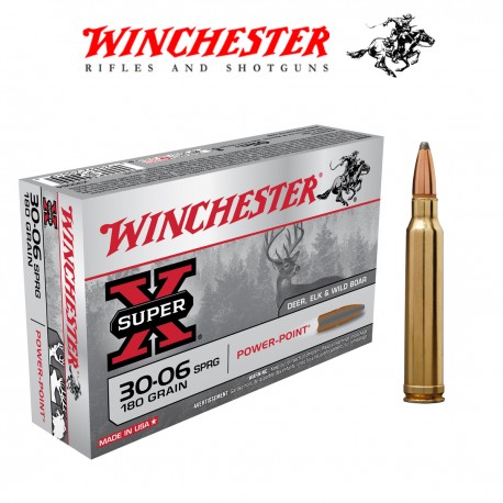 BALA WINCHESTER POWER POINT 30-06 180grs