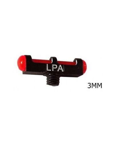 PUNTO DE MIRA FIBRA OPTICA 3 MM ROJO 