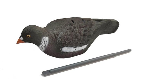 SILUETA DE PALOMA CON ESTACA